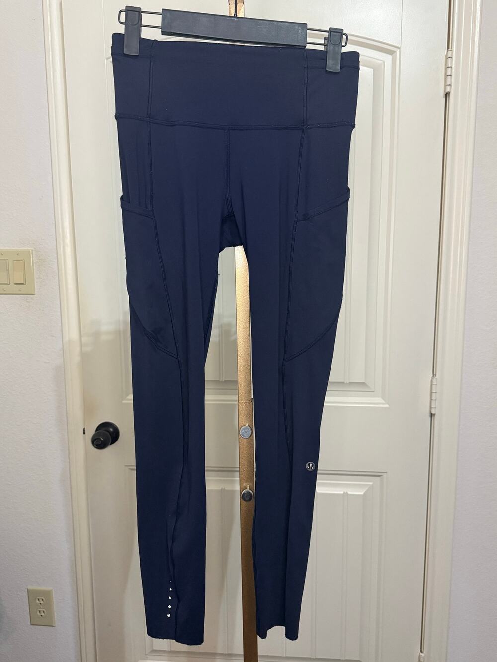 Lululemon Fast and Free Leggings Size 4 Navy